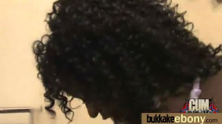 Interracial bukkake sex with ebony porn star 2
